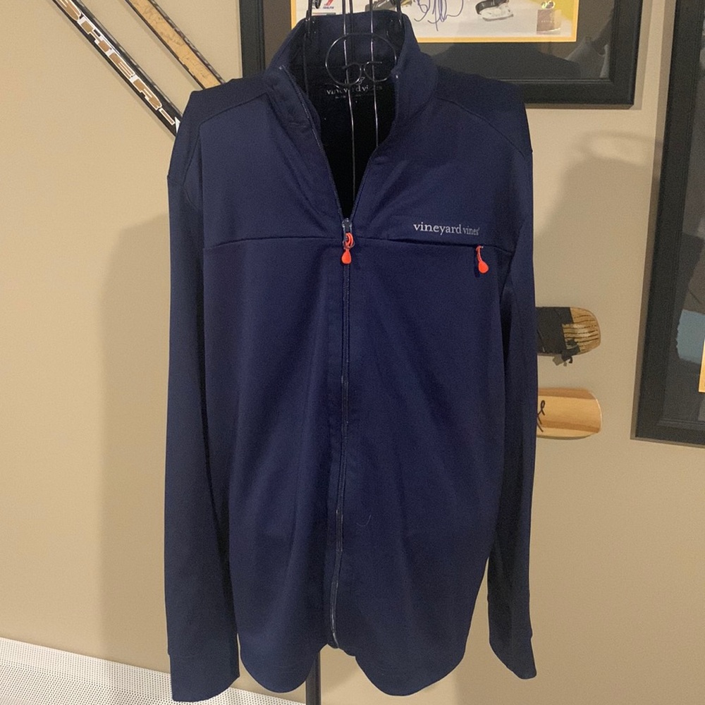 Long Sleeve Polyester Full Zip Vineyard Vines Jac… - image 1